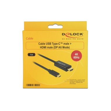 Delock Cavo 4K 60Hz USB Type-C - HDMI, 1 m