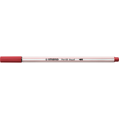 STABILO Stylo Fibre 68 brush 568/50 rouge foncé