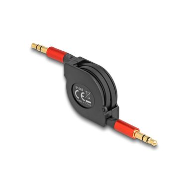 Delock Audio-Kabel aufrollbar 3.5 mm Klinke - 3.5 mm Klinke 0.9 m