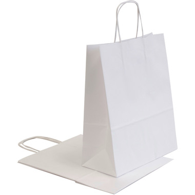 NEUTRAL Tragtaschen Allegra weiss SDS22-BIA Kraft,110g, 22x10x27cm 25 Stk.