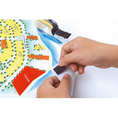 MAGNETOPLAN Bande magnétique a/distrib. 15510 adhés. 5mx19mm