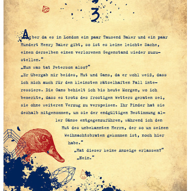 COPPENRATH Adventskalender 59x47cm 71548 Krimi Advent Sherlock Holmes