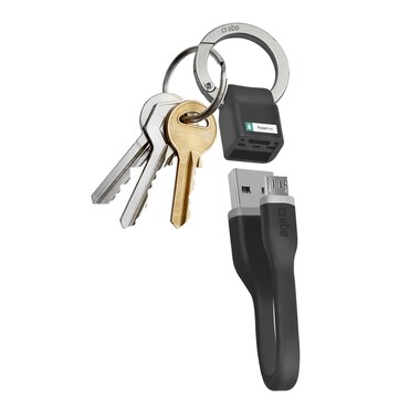 Netz und Ladekabel USB - Micro-USB mit Schlüsselanhänger | SBS
