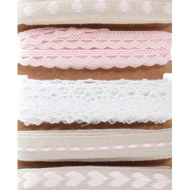 I AM CREATIVE Dekoband 2126.05 rosa