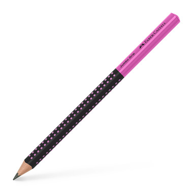 FABER-CASTELL Matita Jumbo Grip 511911 Two Tone nero/pink