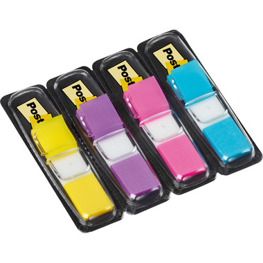 POST-IT Index Mini 11.9x43.1mm 683-4AB 4-couleurs 4x35 tabs