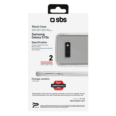 Cover trasparente antiurto per Samsung Galaxy S10e