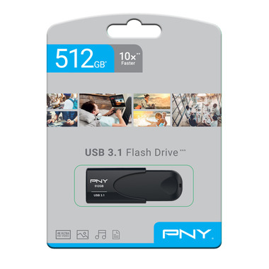 PNY Attaché 4 3.1 512GB USB 3.1 FD512ATT431KK-EF