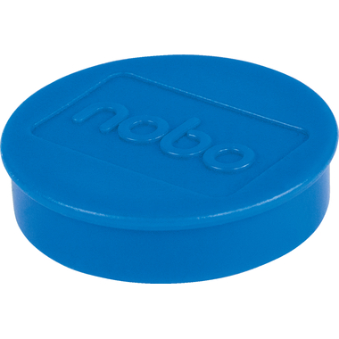 NOBO Magnet rund 38mm 1915306 blau 10 Stück