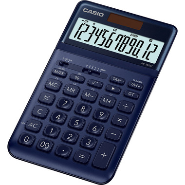 CASIO Tischrechner JW-200SC-NY-S 12-stellig dunkelblau