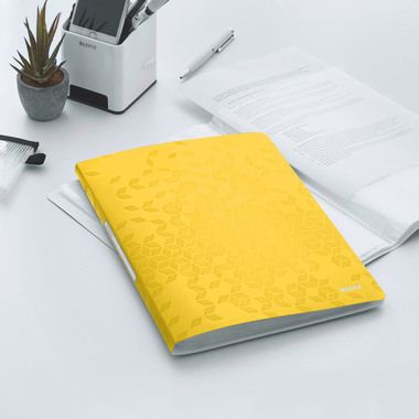 LEITZ Album di Present. WOW PP A4 4631-00-16 giallo 40 buste