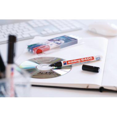 EDDING CD-Marker 8400 0.5-1mm 8400BLI-1 schwarz Blister