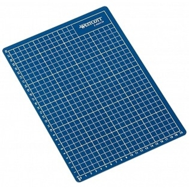WESTCOTT Tapis de coupe A4 E-4600400 bleu 300x220x3mm