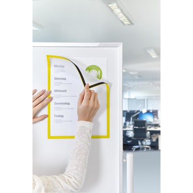 MAGNETOPLAN Magnetrahmen magnetofix A4 1130302 gelb 5 Stk.