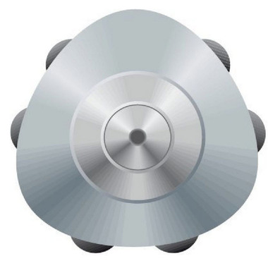 FABER-CASTELL Portamine GRIP 2011 0.7mm 131287 nero metall. gomma