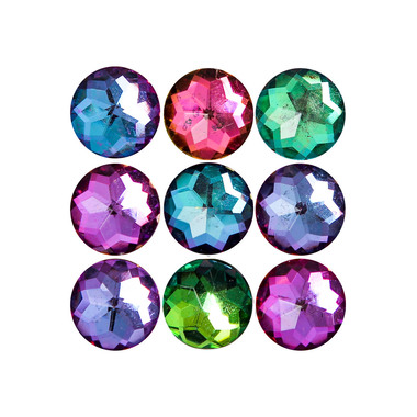 I AM CREATIVE Magnet Juwel Let`s Organize 4035.56 Acrylglas, bunt 9 Stück