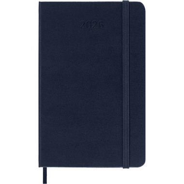 MOLESKINE Agenda Classic Pocket 2026 DHB2012DC2Y26 1J/1P saphir HC 9x14cm