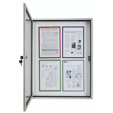 MAGNETOPLAN Schaukasten CC 900x1125x65mm 1214200 Outdoor, magnetisch 9x A4