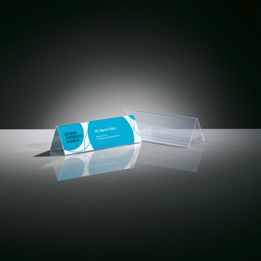 SIGEL Diplay tavola tetto 190x60mm TA132 trasparente 5 pezzi