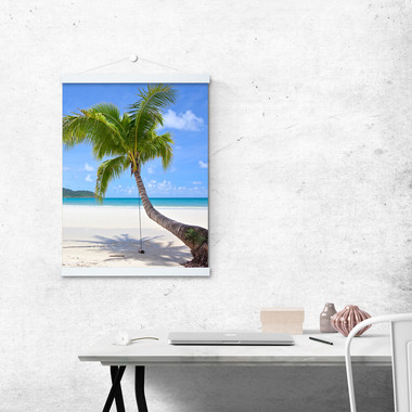 DEBEX Bornier poster 51x2cm LWMG 51 blanc, magnetique