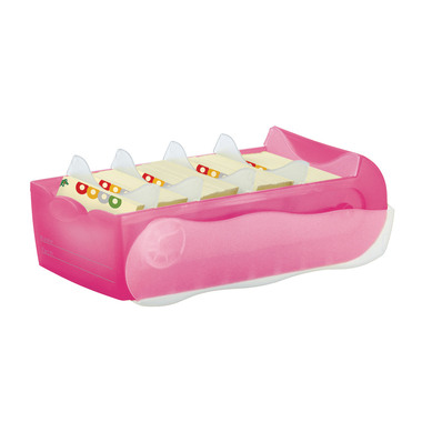 HAN Karteibox Croco A8 997-613 pink 9.7x6.7x19.1cm