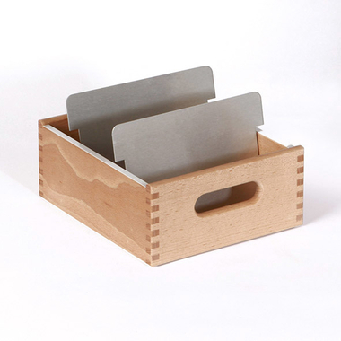 FLÜCK Karteikasten A6 A6QUER/20 Buche 17.1x7.6x20cm