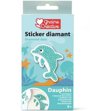 GRAINE CREATIVE Diamond Sticker GC-750272 Delfino