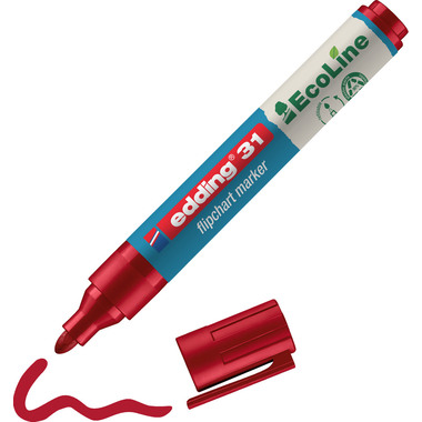 EDDING Flipchart Marker 31 1.5-3mm 31-2 rosso
