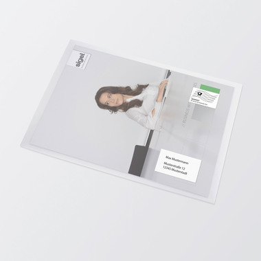 SIGEL Enveloppe, Papier trans. A4 DU330 100g,C4 (230x324 mm), 25 pc.