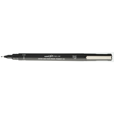 UNI-BALL Fineliner Pin 0,8mm PIN08200(S)B schwarz