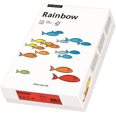 RAINBOW Papier mittelblau/84 A4 88043143 mittelblau, 160g 250 Blatt