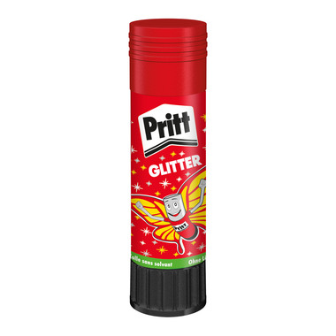PRITT Klebestift Glitter 20g 900249 pink, rot, gelb