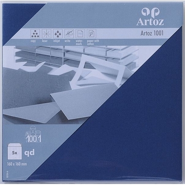 ARTOZ Couverts 1001 160x160mm 107454184 100g, classic blau 5 Stück
