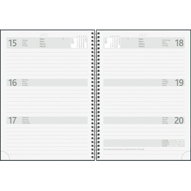 SIMPLEX Simply Flex Wire-O 2027 6900J1.27 1W/2S schwarz ML 14.8x20.8cm