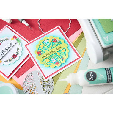 SIZZIX Stanzformen 666801 Scalloped Circles 9 Stk.