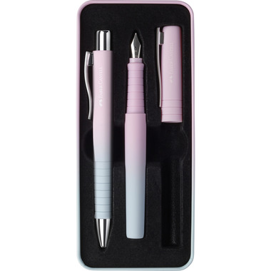 FABER-CASTELL Set Poly Ball penne + biro 241054 Blushing Sky