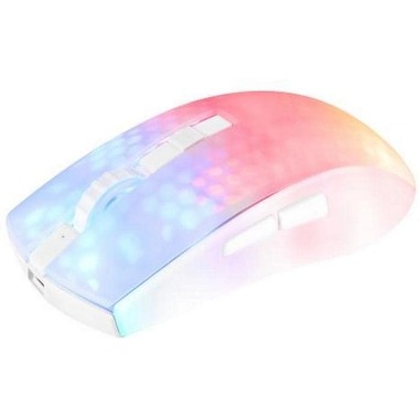 DELTACO Gaming-Maus GAM-145-W Bianco/Trasparente