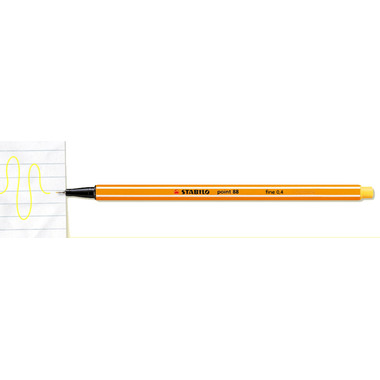 STABILO Fineliner Point 88 0.4mm 88/44 giallo
