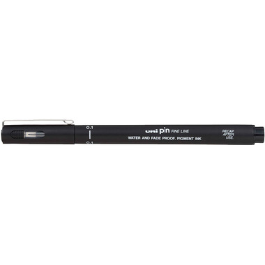 UNI-BALL Fineliner Pin 0,1mm PIN01200(S)B schwarz