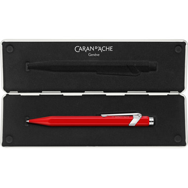 CARAN D'ACHE Roller 849 0.7mm 846.570 rosso, con astuccio met.