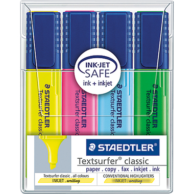 STAEDTLER Textsurfer Classic 364WP4 4 couleurs ass.