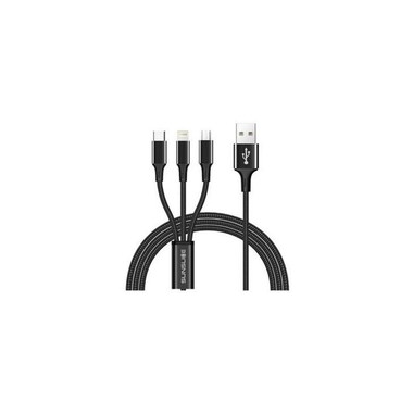 SunSlice Trident Kabel Lightning/USB-C/Micro-USB A