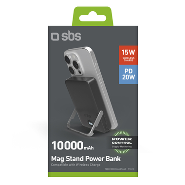 Batterie externe magnétique sans fil 10.000 mAh | SBS