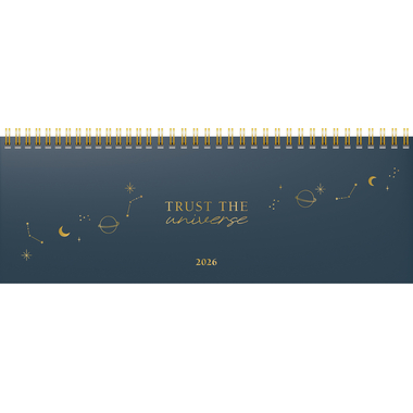 RIDOIDE Pultkalender Design Line 2026 7036311016.26 1W/2S Universe DE 29.7x10.5cm