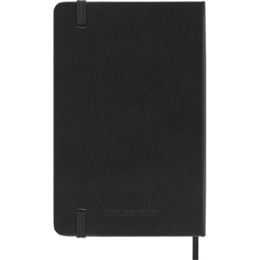 MOLESKINE Wochenkalender 26/27 DHB18WH2Y27 18M HC schwarz 9x14cm