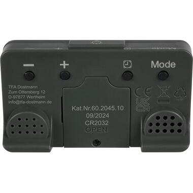 TFA Dostmann Digital Alarm Clock Mini Black