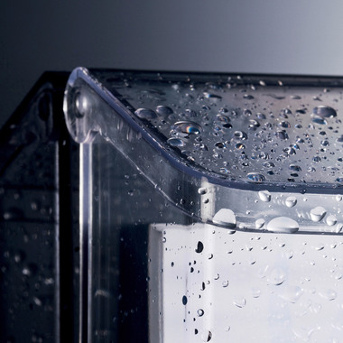 SIGEL Outdoor business card case LH326 glasklar,105x76x45mm