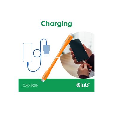 Club 3D Cavo USB4 CAC-3000 240 W USB-C - USB-C 2 m
