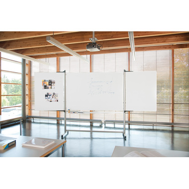 MAGNETOPLAN Ferroscript-Whiteboard 1242718 3-parties 1800x1200mm