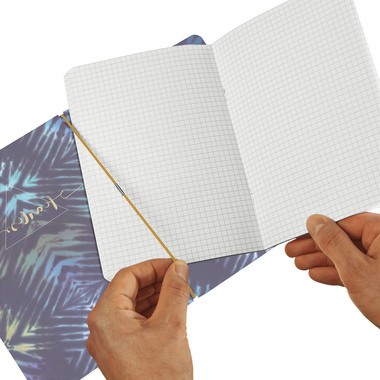HERLITZ Taccuino A4, 80 g/m2 50044368 New Batik Fearless kar./lin.